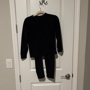 Burton Thermal Black Fleece Long Sleeve and Long Pants